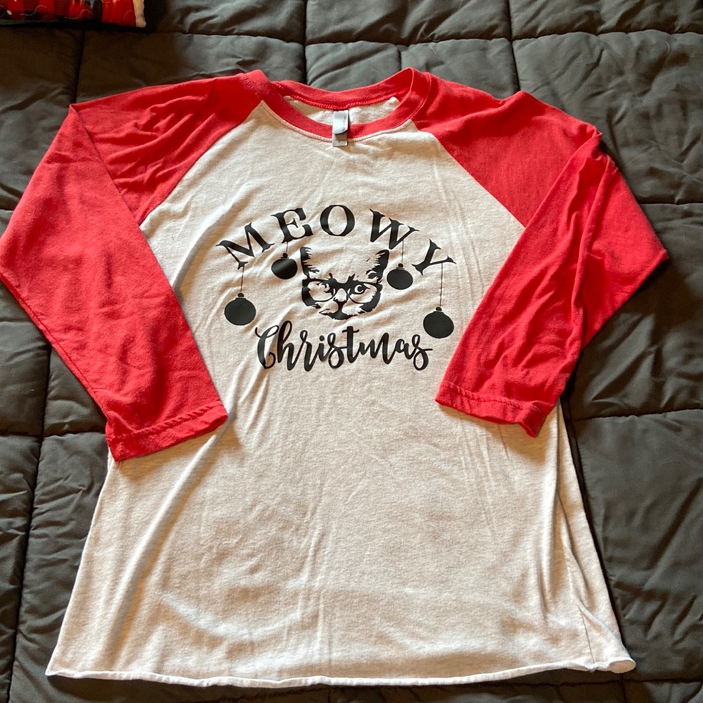 Cat baseball tee